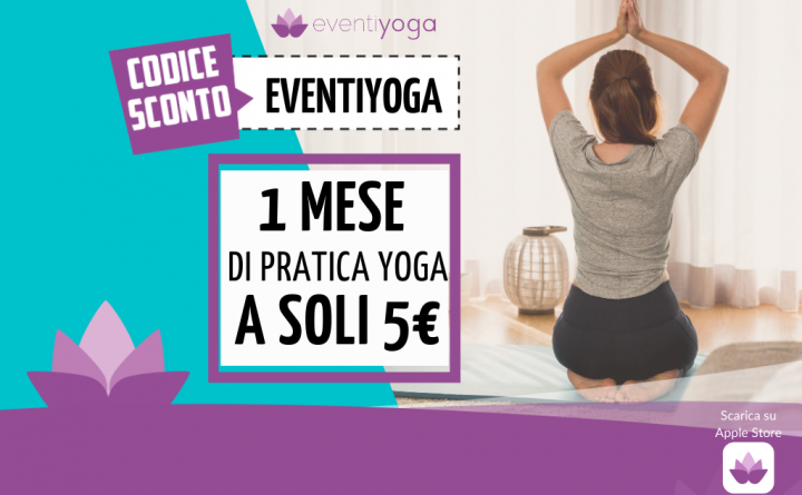 Un mese di yoga online a 5 euro 