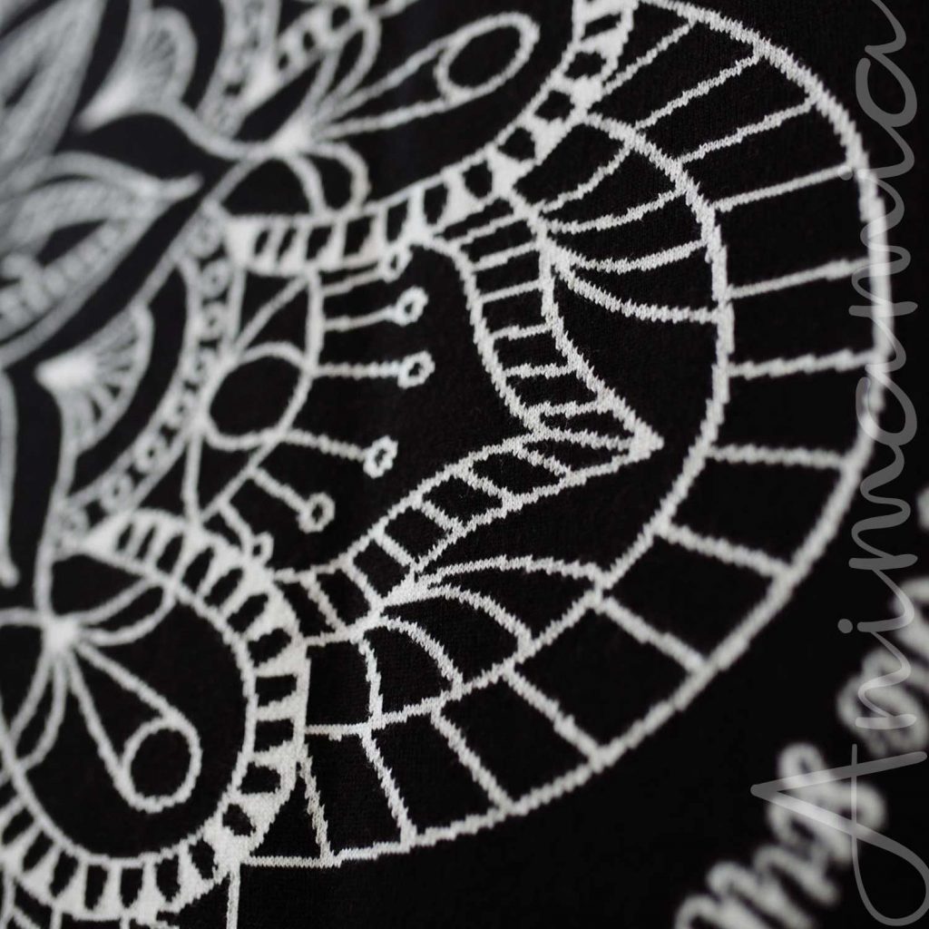 Scialle Meditazione in Lana Merino 100%. ARMONIA. Personalizzabile