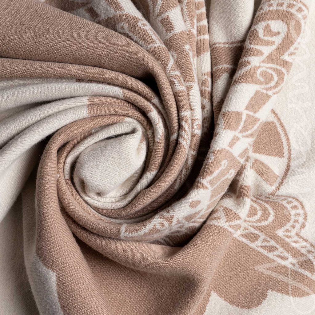 Plaid in Cashmere 100%. MAGIA. Personalizzabile
